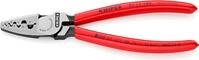 KNIPEX Crimpzange f&uuml;r Aderendh&uuml;lsen mit Kunststoff &uuml;berzogen 180 mm, 97 71...