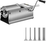 VEVOR 3L Wurstf&uuml;ller Fleischw&ouml;lfe Wurstmaschine Wurstf&uuml;llmaschine Horizontal