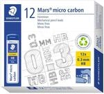 STAEDTLER Mars micro carbon 250 Minen &ndash; 0,3 mm HB, 12 St&uuml;ck | Bruchfeste,...