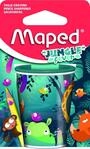 Maped - Anspitzer JUNGLE FEVER f&uuml;r 2 Stiftgr&ouml;&szlig;en mit Auffangdose -...
