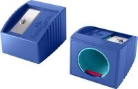 FABER-CASTELL - Anspitzer Grippy mit Schneidschutz Blau | Anspitzer mit...
