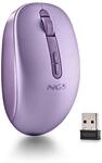 NGS Fog Dual Purple Kabellose Dual-Maus, leise, Lila, Plug & Play | Doppelte