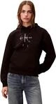 Calvin Klein Damen Ls Monologo French Terry Po Hood Lv047e221g Andere Hemden...