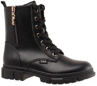 s.Oliver Damen Stiefel &ndash; Schn&uuml;rung, Rei&szlig;verschluss, leicht gef&uuml;ttert