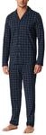 Schiesser Herren Schlafanzug lang w&auml;rmere Baumwolle - Fine Interlock