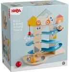 HABA Stand-Kugelbahn Kullerhaus - Holz Kugelbahn ab 1 Jahr | Mit akustischen...