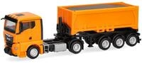 Herpa LKW Modell MAN TGX GN Abraummulden-Sattelzug im Ma&szlig;stab 1:87 