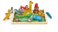 Puzzle Tierreich, Puzzle-Set mit 16 Tieren