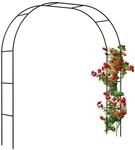 Relaxdays Rosenbogen, Metall, Torbogen Garten, H: 250 cm, 2 Breiten: 235 oder...