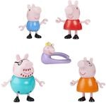 Peppa Pig Peppas f&uuml;nfk&ouml;pfige Familie Figurenset, Pink