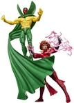 Marvel Legends Series Vision & Scarlet Witch, Avengers: The Crossing Comics