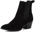 Tamaris Damen Boots Leder | 1-25014-47 &ndash; Pull-on, TOUCH-IT Fu&szlig;bett, Blockabsatz