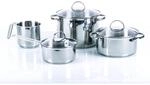 Moneta Allegro Batteria 7 pz in Acciaio Inox: Pentola 22cm, cass. 2 m. 20 cm,...