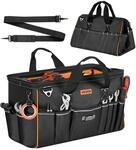 VEVOR Werkzeugtasche 51x25x28cm, Aufbewahrungstasche mit 14 Innen- & 19