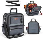 VEVOR Werkzeugtasche 33,5x23x39cm, Aufbewahrungstasche mit 24 Innen- & 10