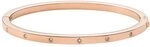 Fossil Sadie Damenarmband aus Edelstahl mit Druckknopfverschluss
