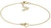 Elli Damen Armband mit Herz Symbol Verschlungen in 925 Sterling Silber