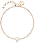 LIEBESKIND BERLIN Damen Armband aus Edelstahl mit kleinem Herzmotiv | Herz...