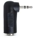 Hosa GMP-467, Right-angle Adaptor, 3.5 mm TRS to 2.5 mm TRS