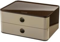 HAN Schubladenbox Allison SMART-BOX mit 2 Schubladen und Trennwand, Kabelf&uuml;hrung,