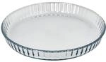 ORYX Lockige Backform aus Borosilikatglas, &Oslash; 28 cm, ideal f&uuml;r Desserts, K&uuml;che,