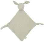 Jollein Schmusetuch Baby - Bunny Ears, Olive Green - Schnullertuch - 100% Baumwolle -