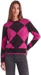 Street One Studio Damen 3017883 Pullover mit Rundhals und Argyle-Muster