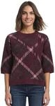 Street One Damen 3017799 Kurzarm Pullover mit Rundhals und Muster