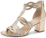 MARCO TOZZI Damen Sandalette mit Rei&szlig;verschluss Bequem