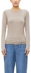 s.Oliver Damen T-Shirt &ndash; Langarm, Slim Fit, Jersey, Rundhalsausschnitt