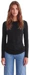 Street One Studio Damen 3232471 Basic Shirt in Unifarbe mit Rundhals (1er Pack)
