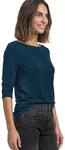 Damen Basic Shirt mit U-Boot-Ausschnitt