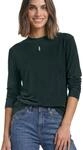 Damen Shirt mit Turtle Neck und Schlitzdetail