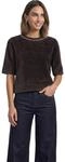 Street One Damen 3231783 T-Shirt mit Rundhals und Schmucksteinen