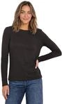 Damen Basic Shirt mit U-Boot-Ausschnitt