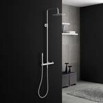 Marwell Duscharmatur Duschset Classico chrom 88-118x20 cm - Duschstange...
