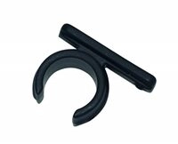 Gardinia Ring-Adapter f&uuml;r Universal Tr&auml;ger f&uuml;r &Oslash; 16 mm schwarz-matt, 2er...