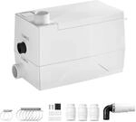 VEVOR Hebeanlage 800 W 7200 L/h Abwasserhebeanlage mit 8 m F&ouml;rderh&ouml;he Wei&szlig; 