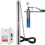 VEVOR Tiefbrunnen-Tauchpumpe, 1500 W, 230 V, 50 Hz, 9,8 m&sup3;/h, 108 m...