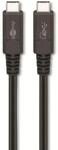 goobay 60200 USB4 Kabel Gen 3x2 / USB C auf USB C Schnellladekabel 100W 20V 5A...
