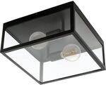EGLO Deckenlampe Charterhouse, 2 flammige Vintage Deckenleuchte, Material: Stahl,
