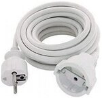 Silver Electronics 9213 Schaftverl&auml;ngerung Schlauch (3 m) wei&szlig;