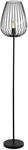 EGLO Stehlampe Newtown, 1 flammige Vintage Standleuchte, Retro Stehleuchte aus Stahl,