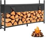 VEVOR Kaminholzregal 1/2 Cord Brennholzregal Feuerholzregal 2440x355x1230mm |...