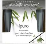 ipuro Essentials Duftkerze BLACK BAMBOO 125 g - Duftkerze im Glas frisch mit...