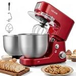 VEVOR Elektrische Knetmaschine 5 + 4 L 1000 W Teigknetmaschine Teigmaschine |...