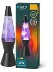 EGLO LED Lavalampe Lava, Deko Lampe Wassers&auml;ule, Retro Lavaleuchte Kinder 