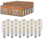 Osram Hocheffiziente LED Lampen mit Energieeffizienz Klasse A, Vorteilspack mit 30