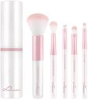 Make-up Pinselset 6-teilig | 5 vegane Schminkpinsel + Aluminium-Pinselcase |...