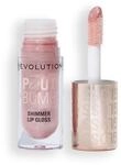 Revolution Pout Bomb Shimmer Lip Gloss, Shine Pink | Aufbaubar, Hoher Glanz f&uuml;r